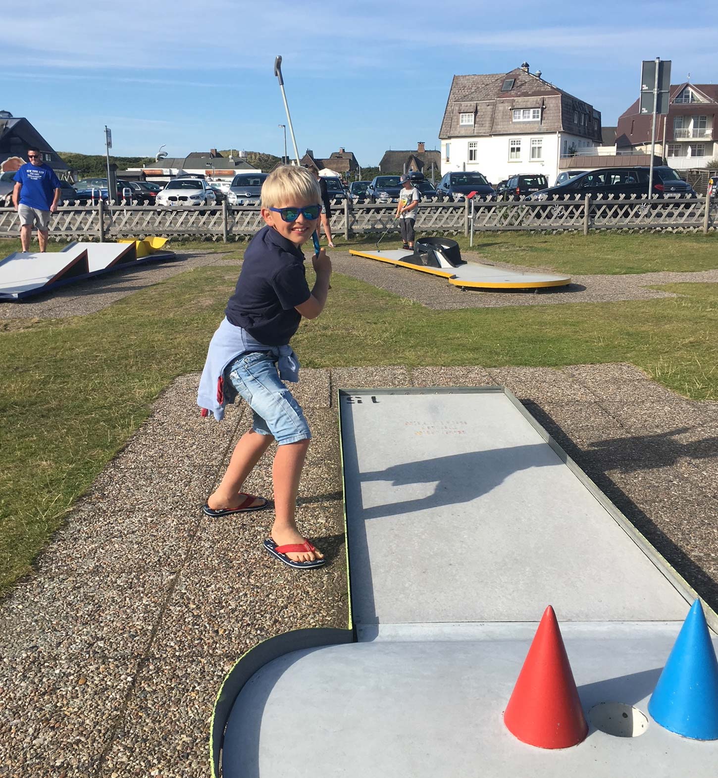 Minigolf spielen